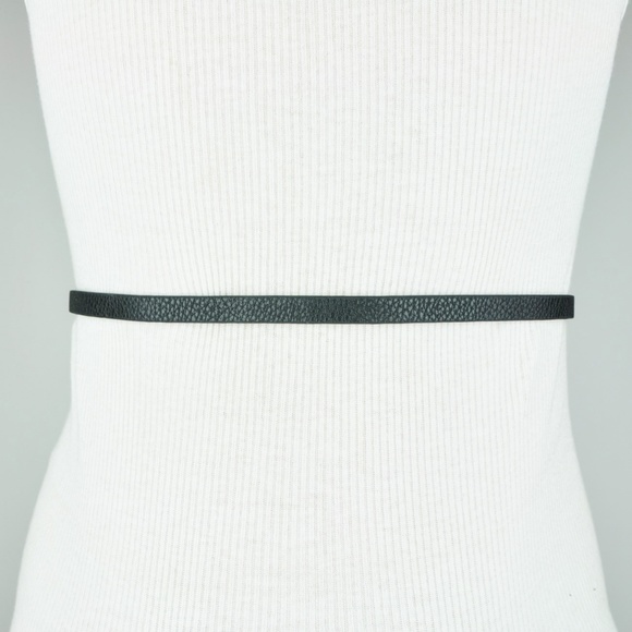 BCBG Black Gold Bow Skinny Vegan Leather - Picture 3 of 3